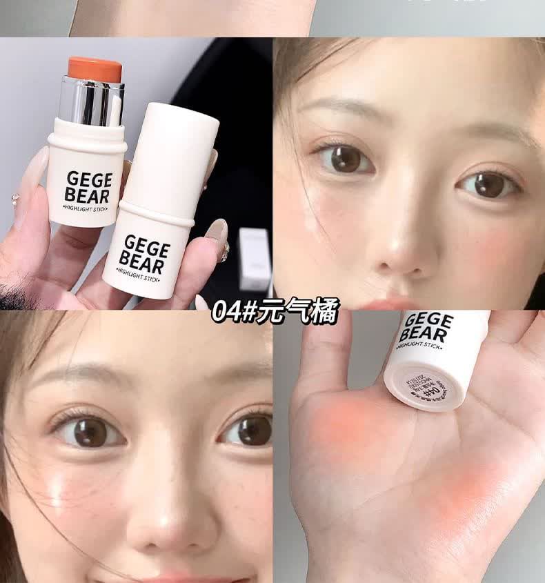 رنگبندی رژگونه خیس