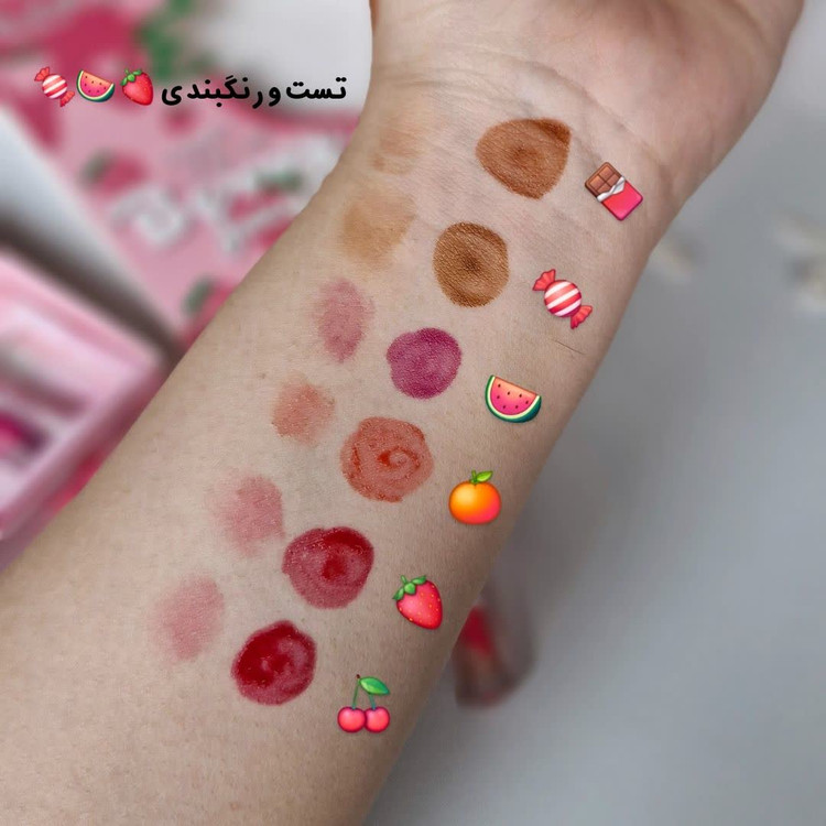 رنگبندی تینت میوه ای