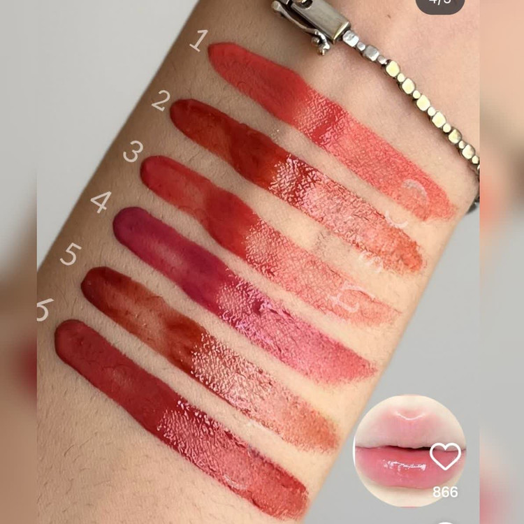 رنگبندی رژلب تینتی