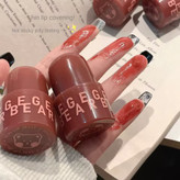 رژلب براشدار بلوطی gege bear با قیمت عالی رژ خیس چری