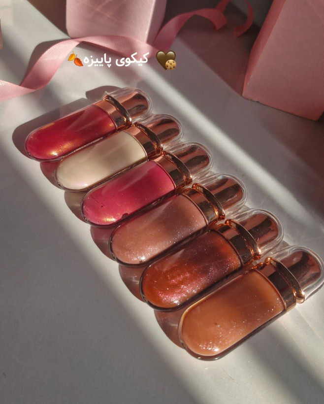 لیپگلاس شاین دار سری پاییزه برند huxiabeauty
