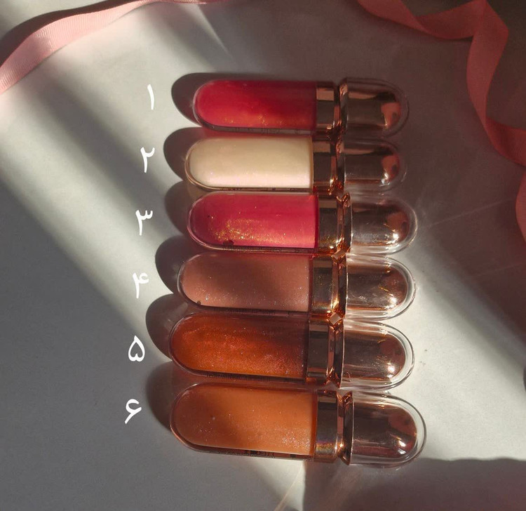 لیپگلاس شاین دار سری پاییزه برند huxiabeauty