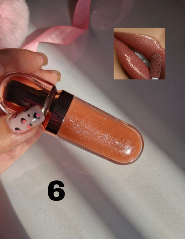 لیپگلاس شاین دار سری پاییزه برند huxiabeauty