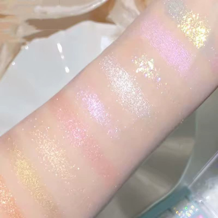 رنگبندی هایلایتر سایه شاین براق برفی