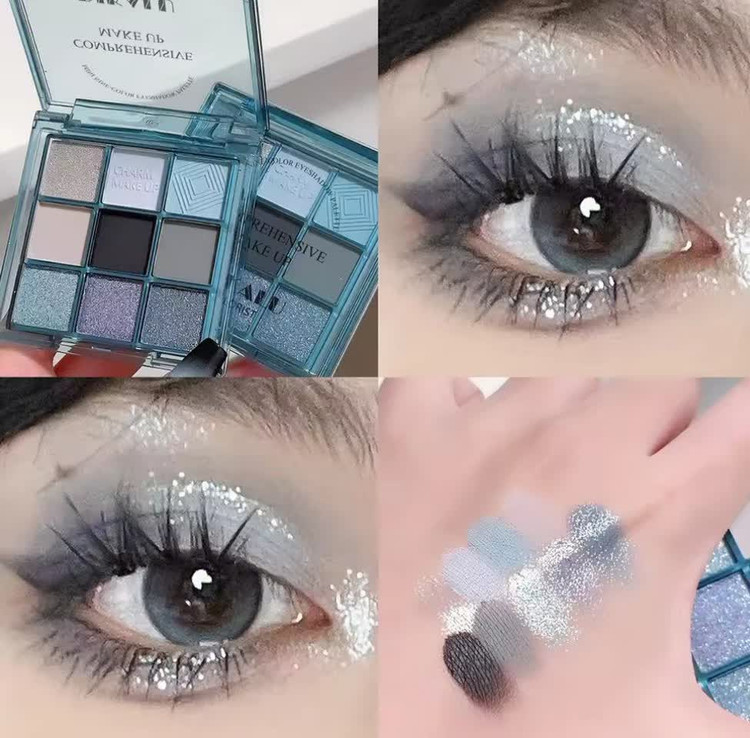 سایه ابی سایه چشم دریایی آبی رنگ