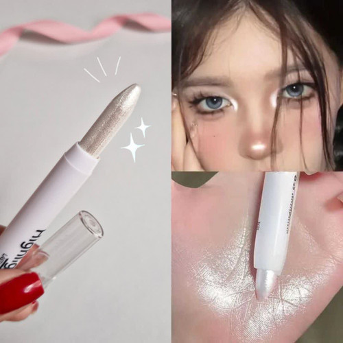 هایلایتر براق مداد سفید براق دور چشم