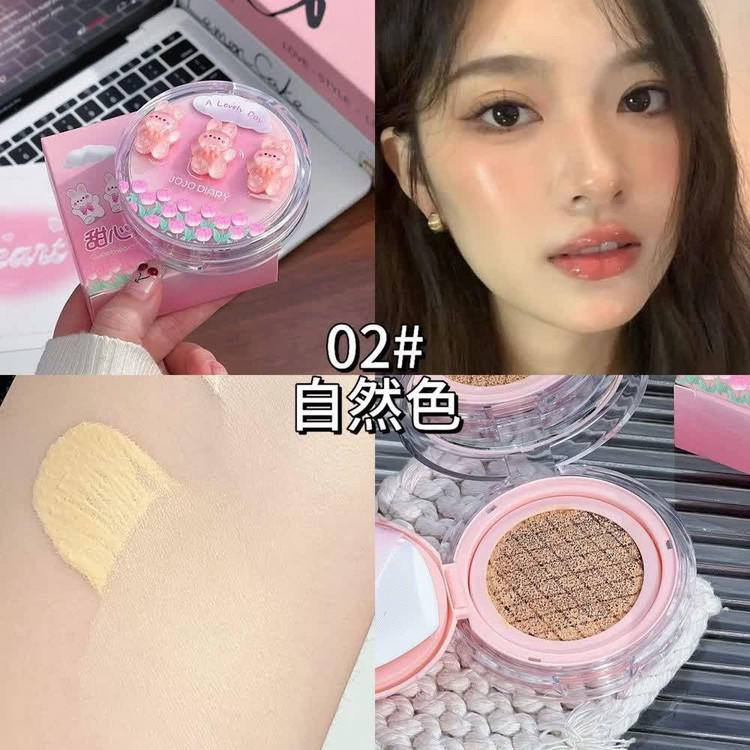 کوشن صورت کوشن کره ای بافت خوب پوست گلویی براق صورت سفید کوشن بافت خوب ارزان قیمت مناسب جوجو گی گی بیر گه گه بیر کوشن قلبی پددار اورجینال کرمپودر کره ای