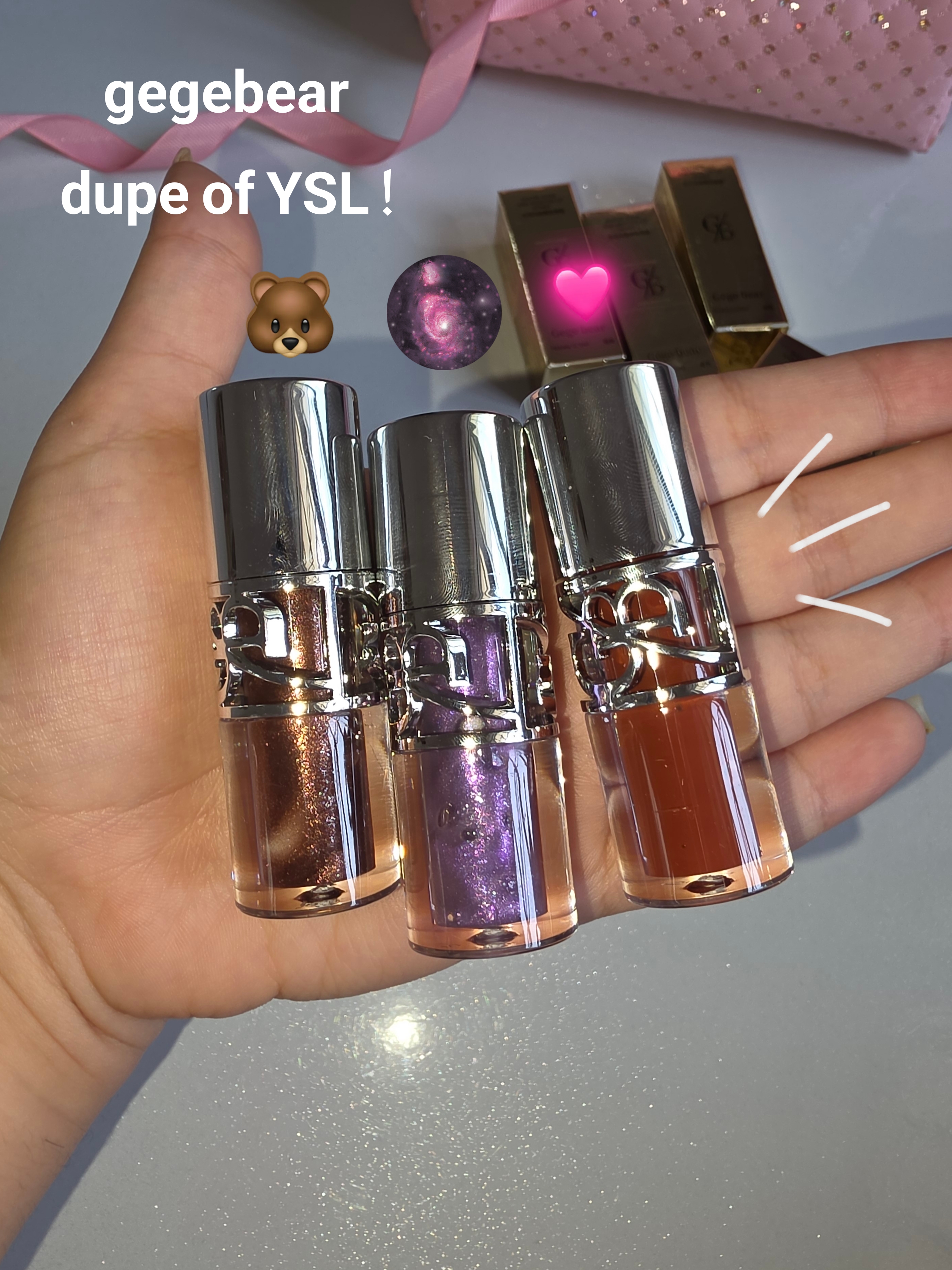 لیپگلاس gegebear دوپ  ysl